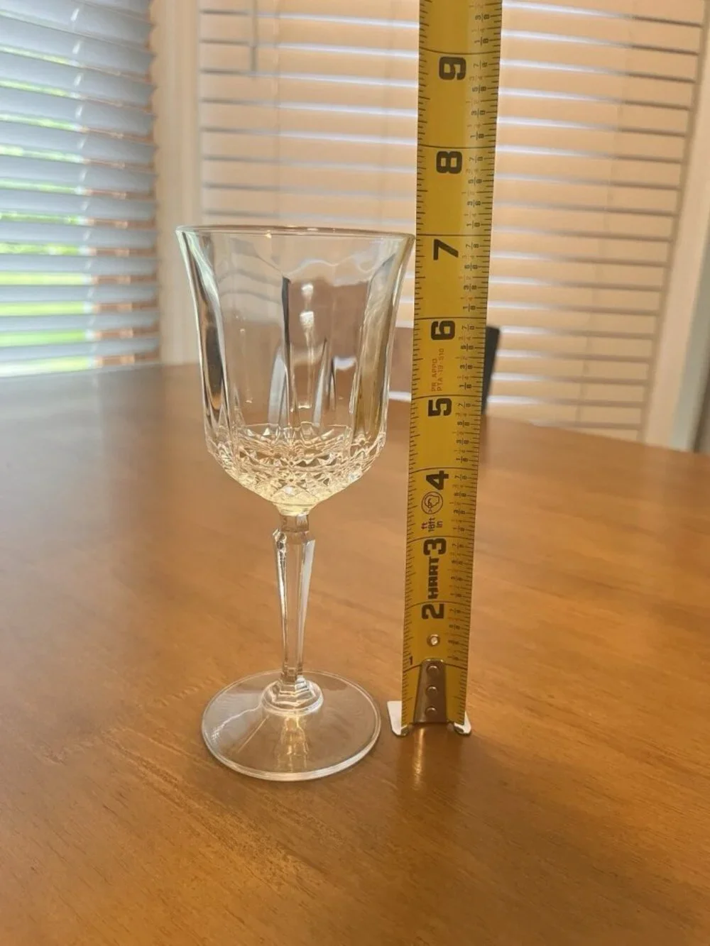 Vintage Anchor Hocking Crystal Wine Glass From The Legacy Collection